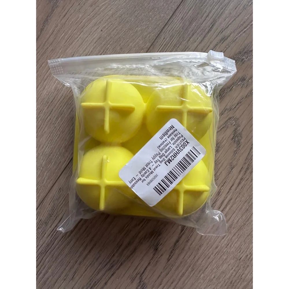 Peutier Dog Yellow Silicone Treat Mold One Size
